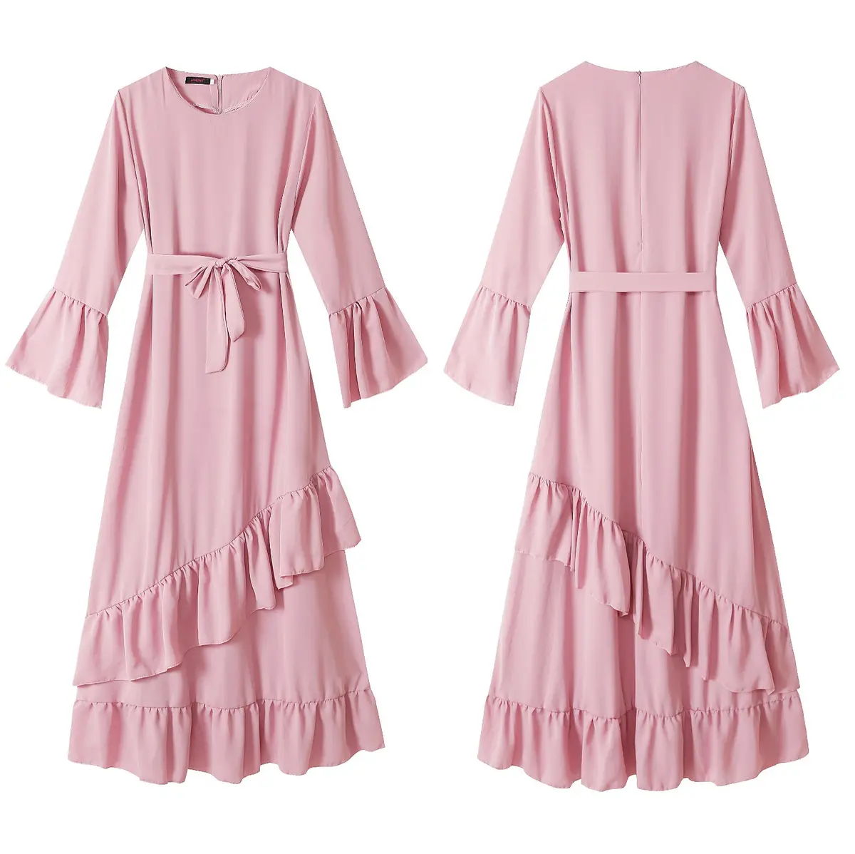 Classic Layered Ruffled Dress_featured