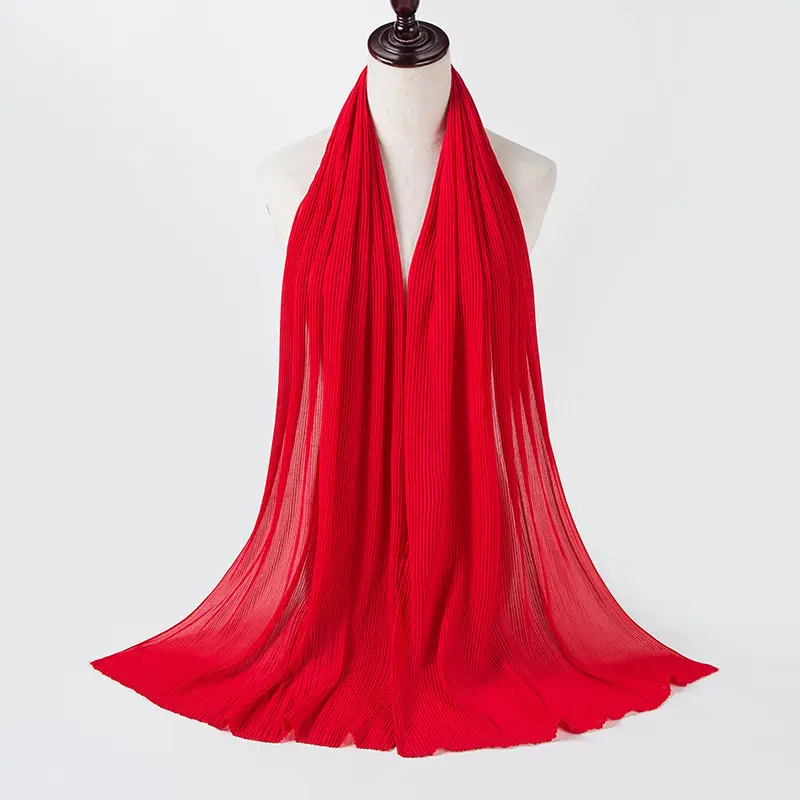 Pleated It Girl Hijab_1_Red_Style3