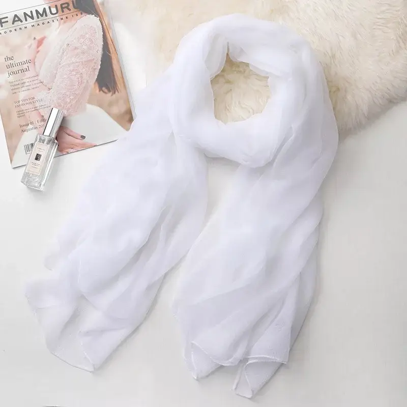 Spring Silky Hijab_1_White