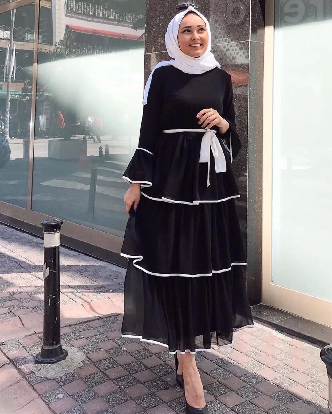 Layered Ruffle Summer Dress_2