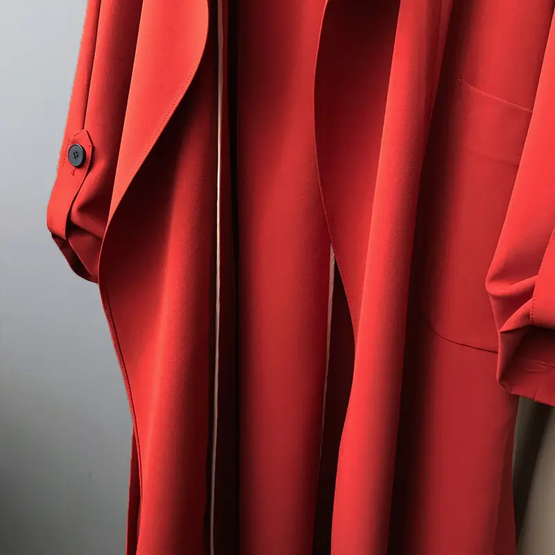 Open Front Belted Coat_8