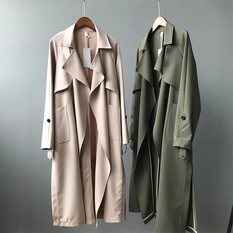 Open Front Belted Coat_12