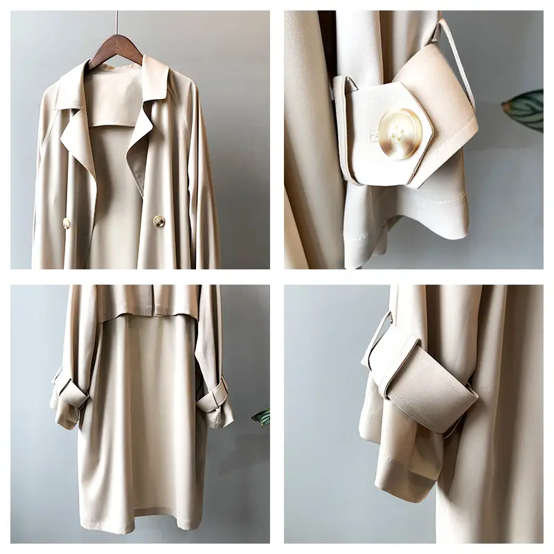 Relaxed Double Breasted Midi Trench_2