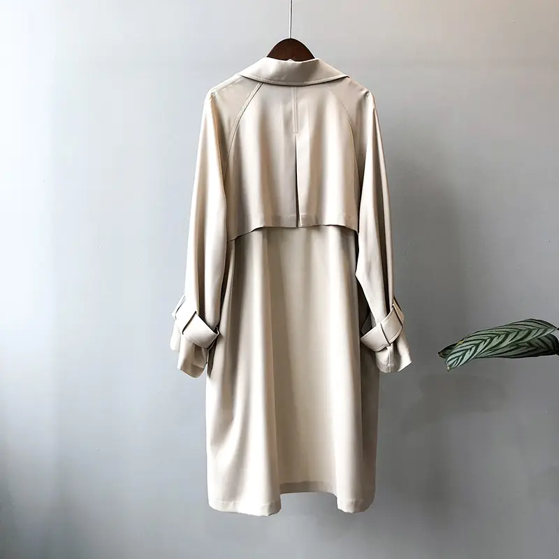 Relaxed Double Breasted Midi Trench_4