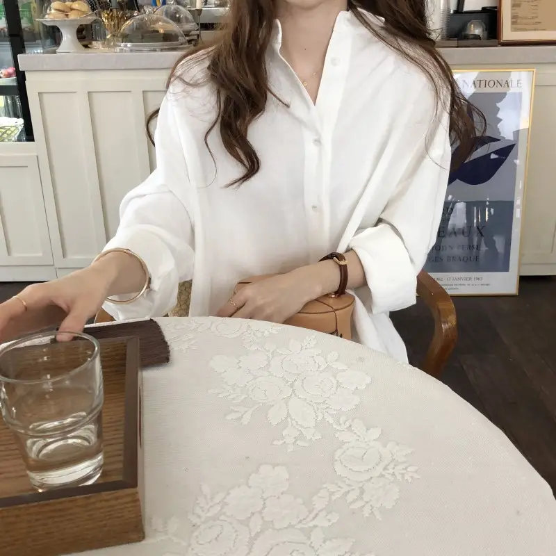 Casual Button Front Shirt Dress_4