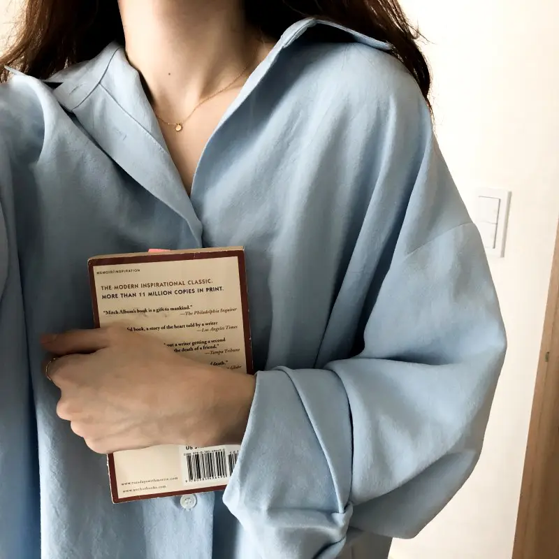 Casual Button Front Shirt Dress_6