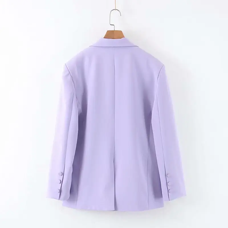 Classic Lilac Two-Button Blazer_1
