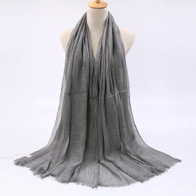 Luxe Solid Hijab_6_Light Grey
