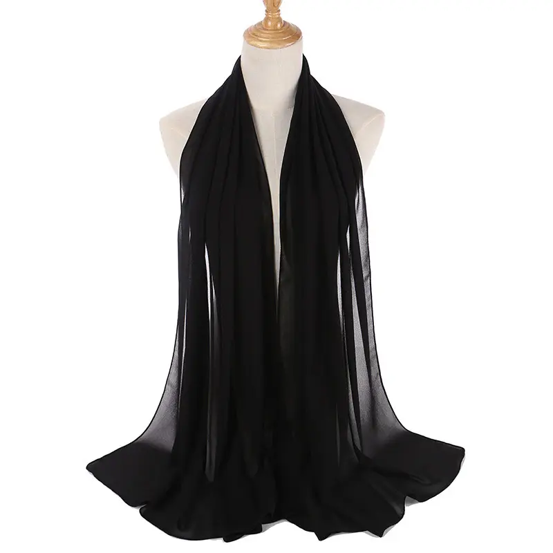 Smooth Chiffon Hijab_22_Black