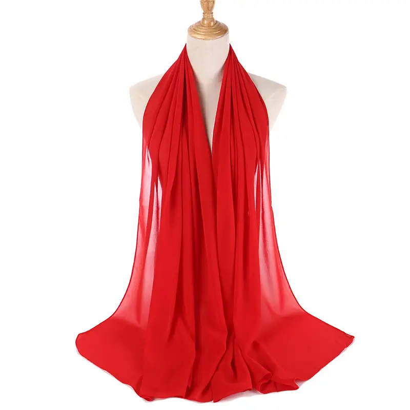 Smooth Chiffon Hijab_35_Red