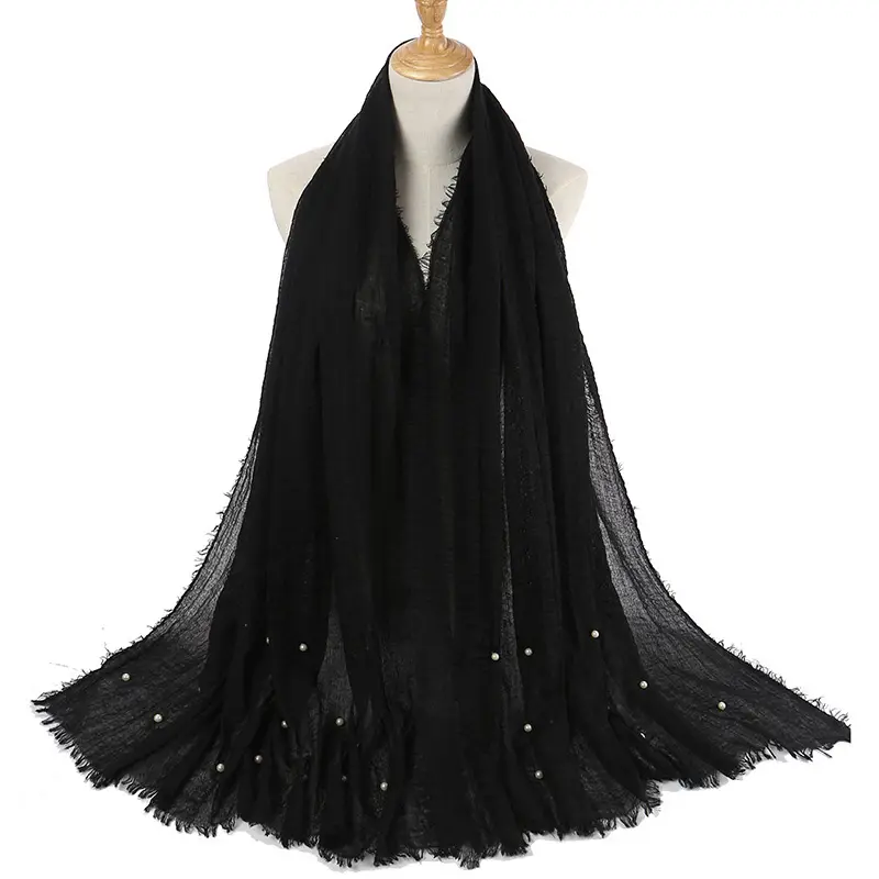 Lush Wrinkle Hijab_26_Black