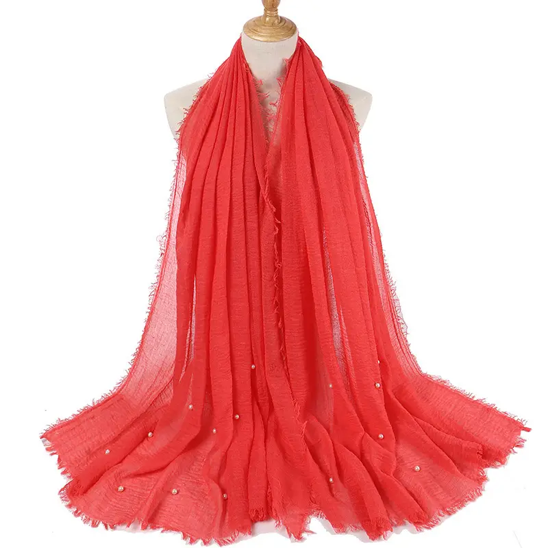 Lush Wrinkle Hijab_22_Reddish Pink