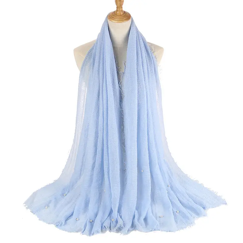 Lush Wrinkle Hijab_20_Light Blue