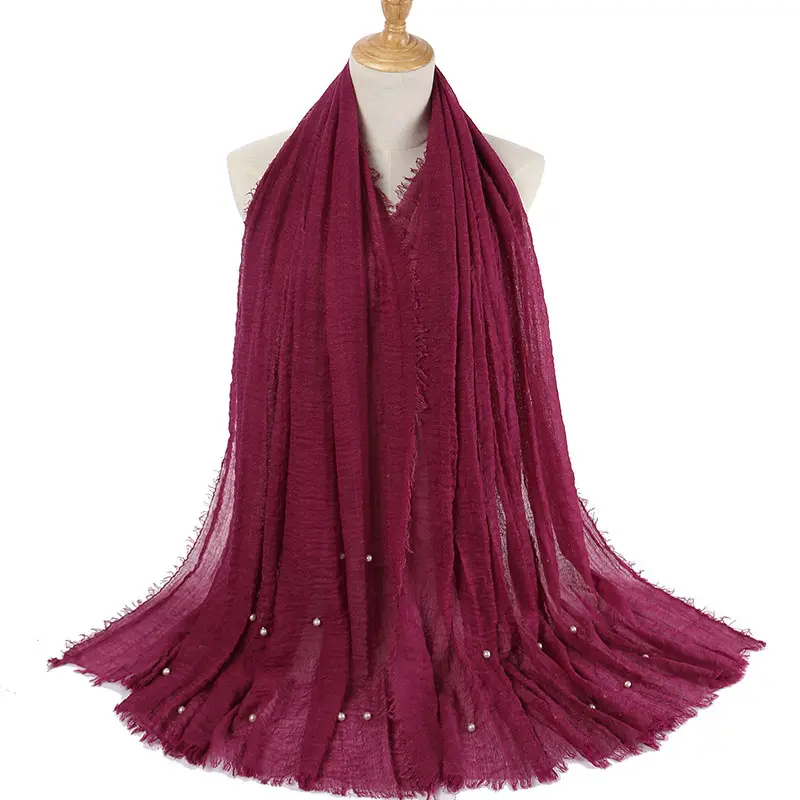 Lush Wrinkle Hijab_18_Maroon