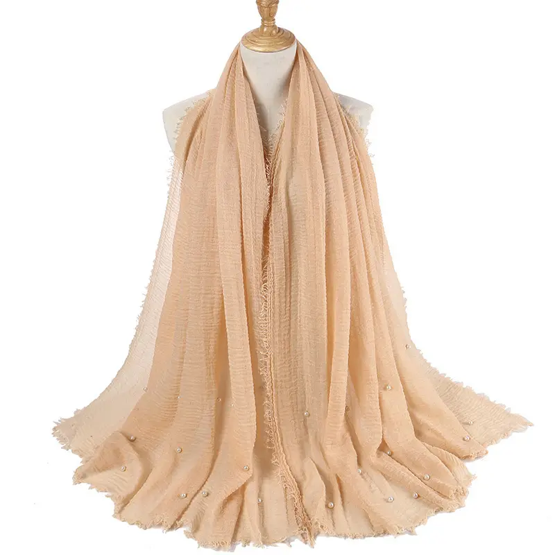 Lush Wrinkle Hijab_11_Beige