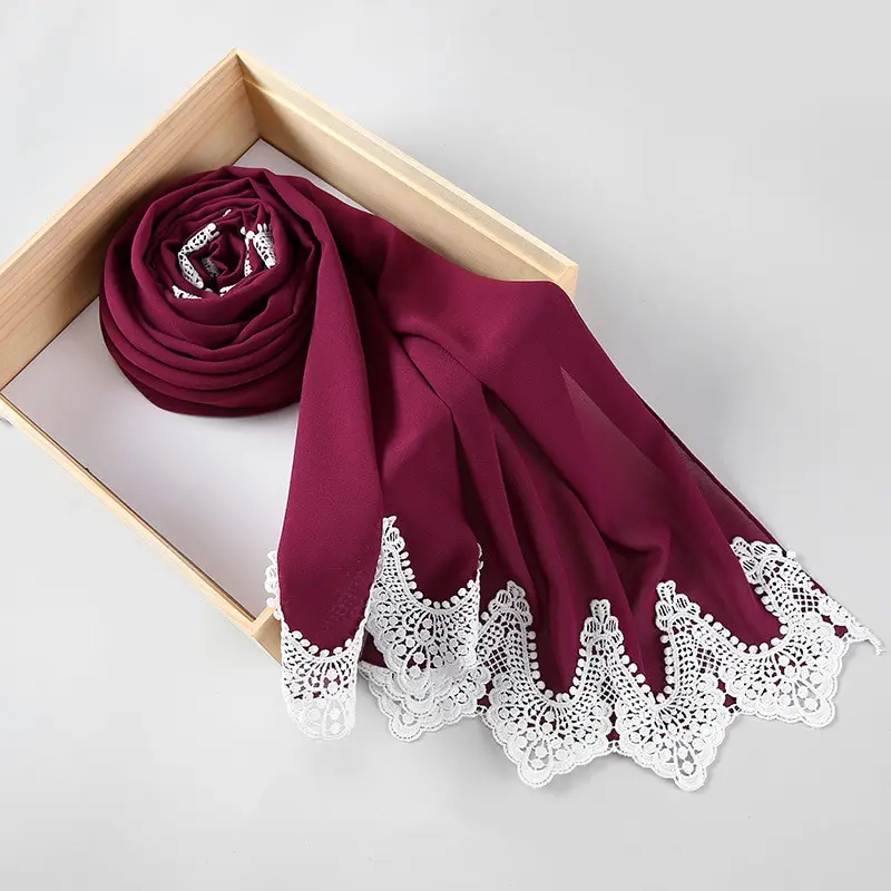 Dolce Vita Lace Chiffon Hijab_34