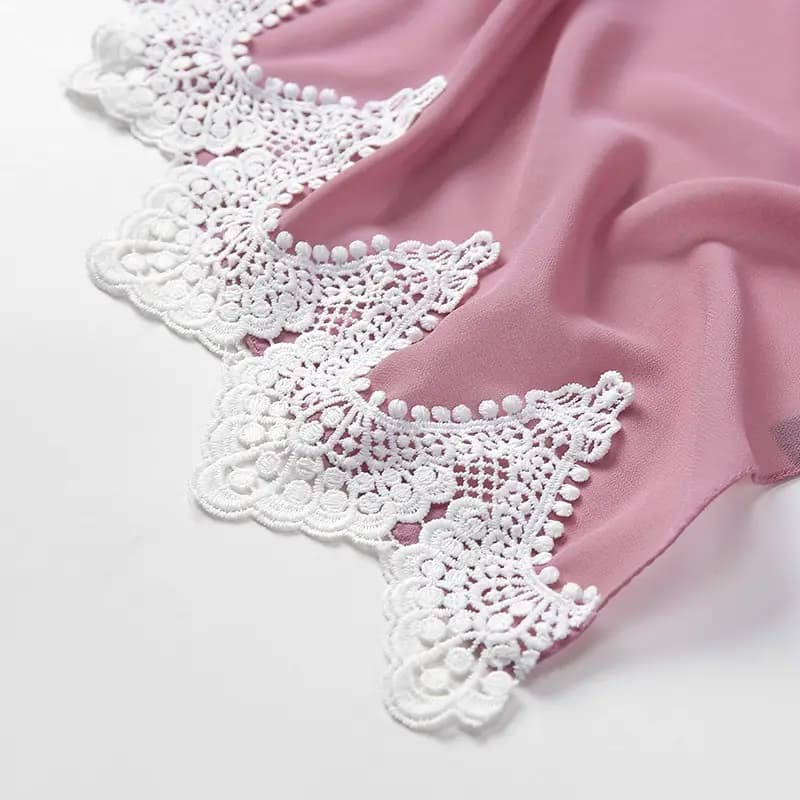 Dolce Vita Lace Chiffon Hijab_33