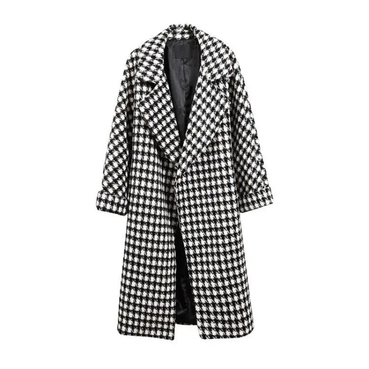 Oversized Houndstooth Coat_1