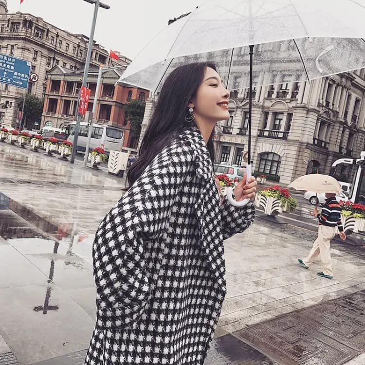 Oversized Houndstooth Coat_3