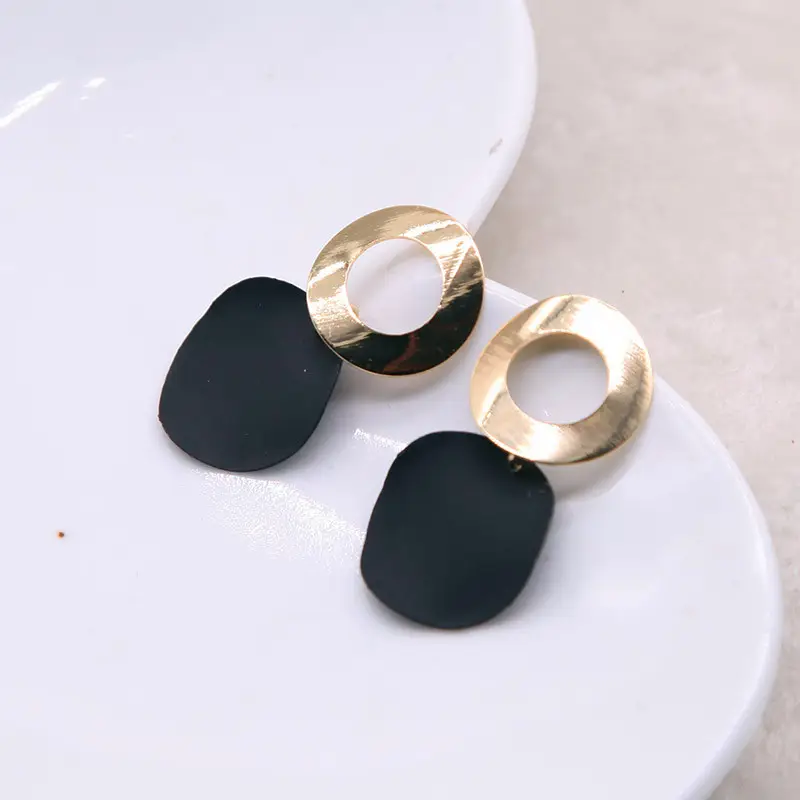 Two-tier Circle Drop Earrings_3