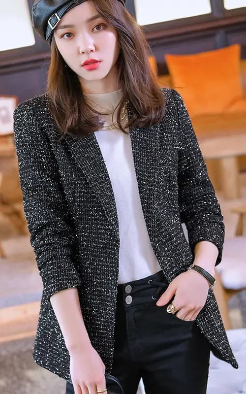 Chic Classic Boyfriend Blazer_Black