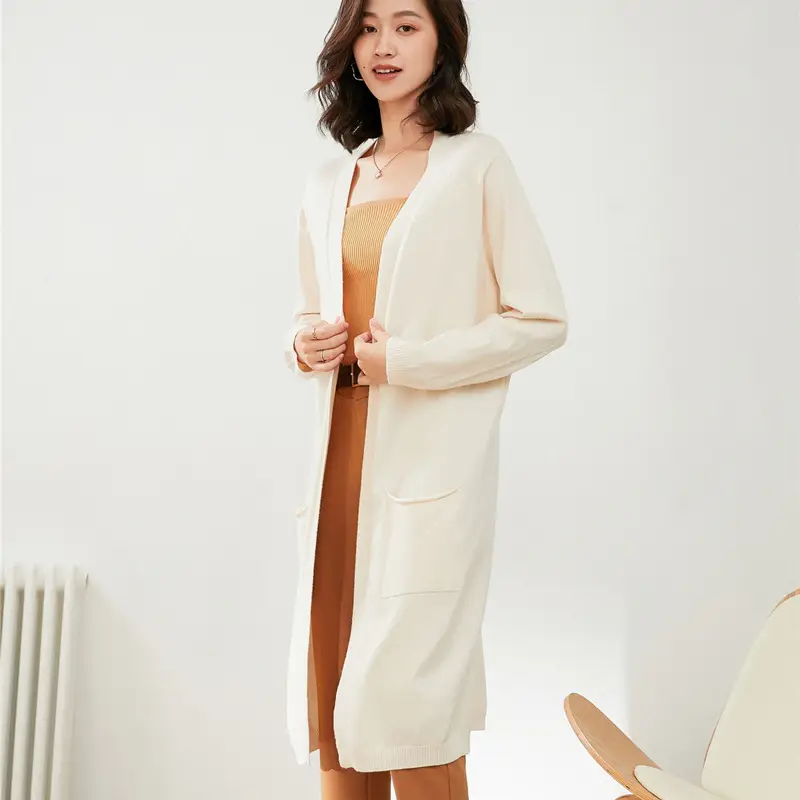 Solid Knit Cardigan-1