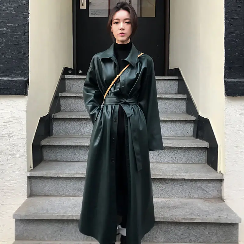 Leather Trench Coat_21_BlackishGreen