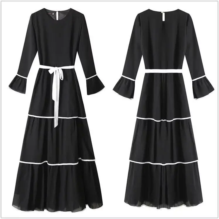 Layered Ruffle Summer Dress-8