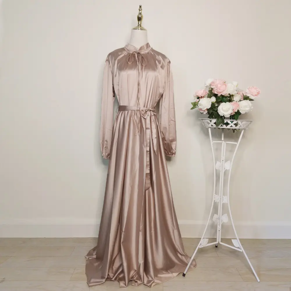 Silky Belted Maxi Dress_4