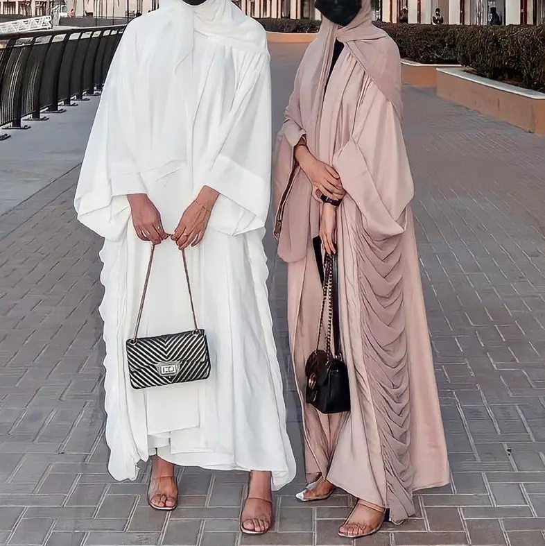 Elegant Side Ruched Abaya_7