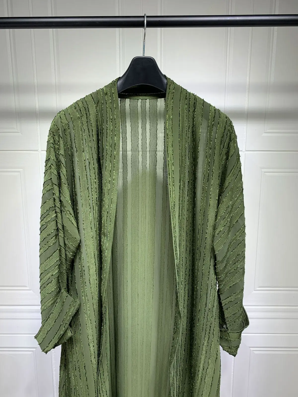 Evergreen Open Front Abaya_2