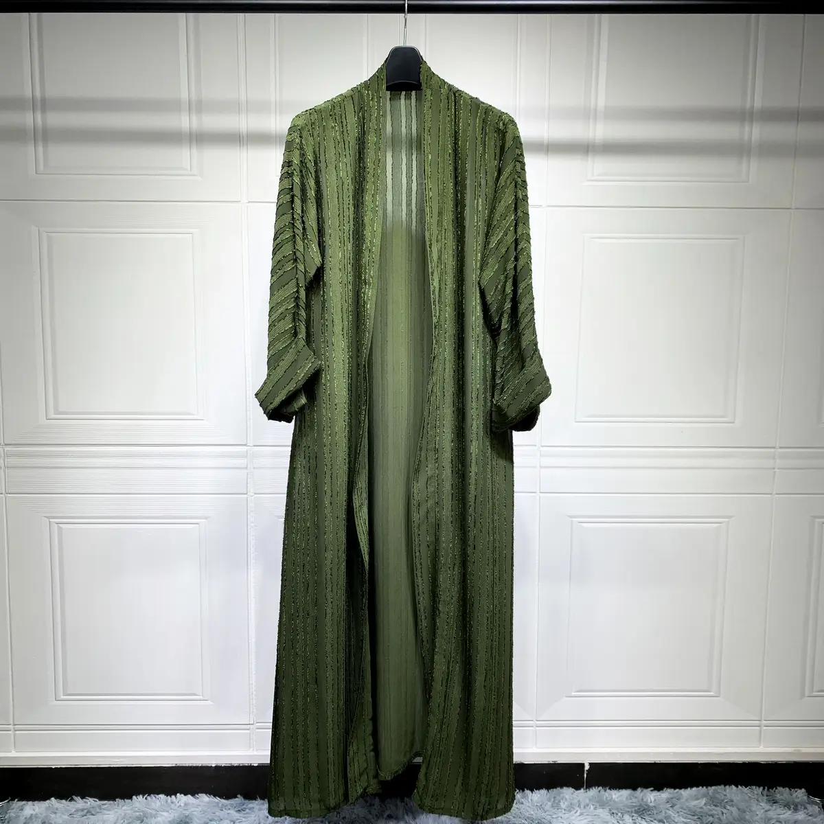 Evergreen Open Front Abaya_3