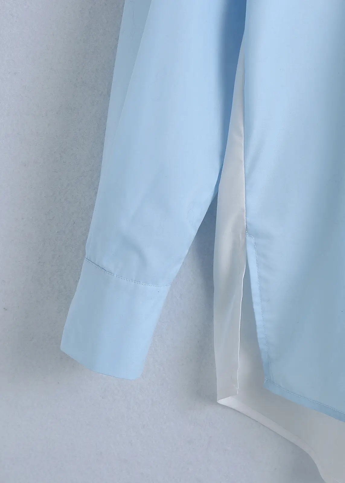 Two-tone Button Up Blouse_5