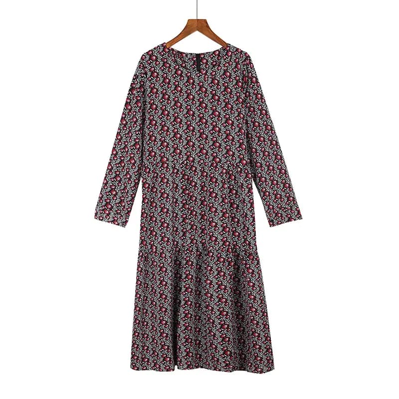 Sunflower Print Summer Dress_4