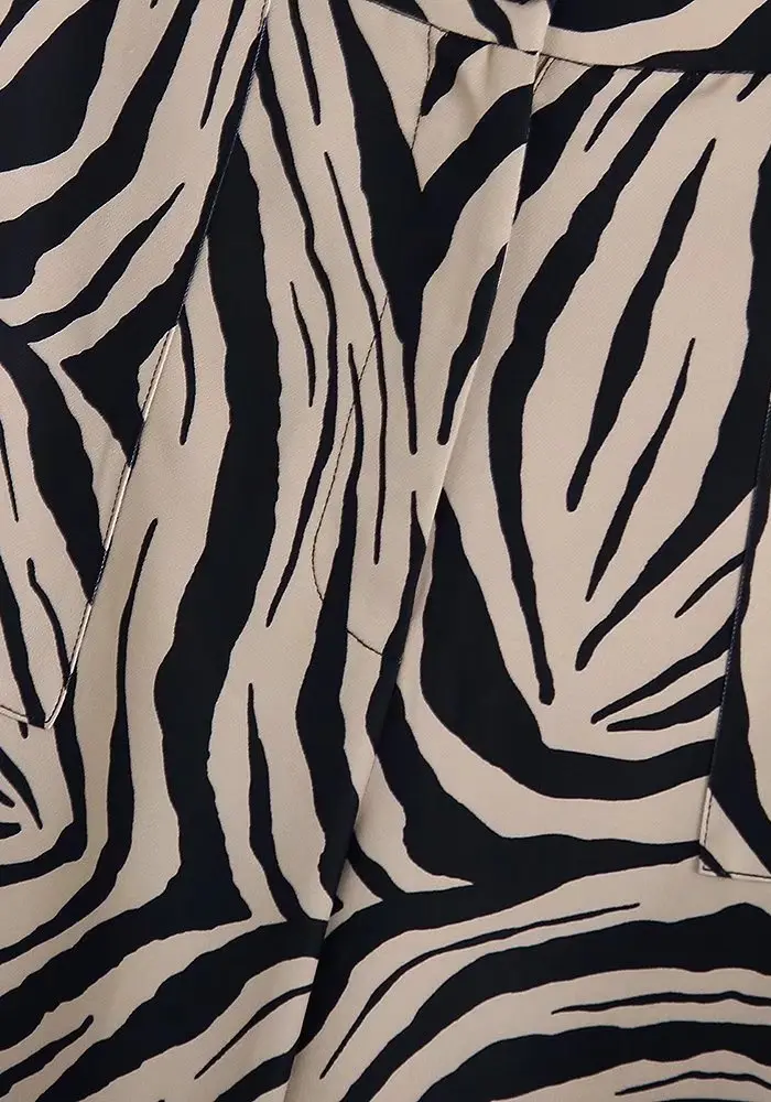 Flowy Zebra Print Pants_1