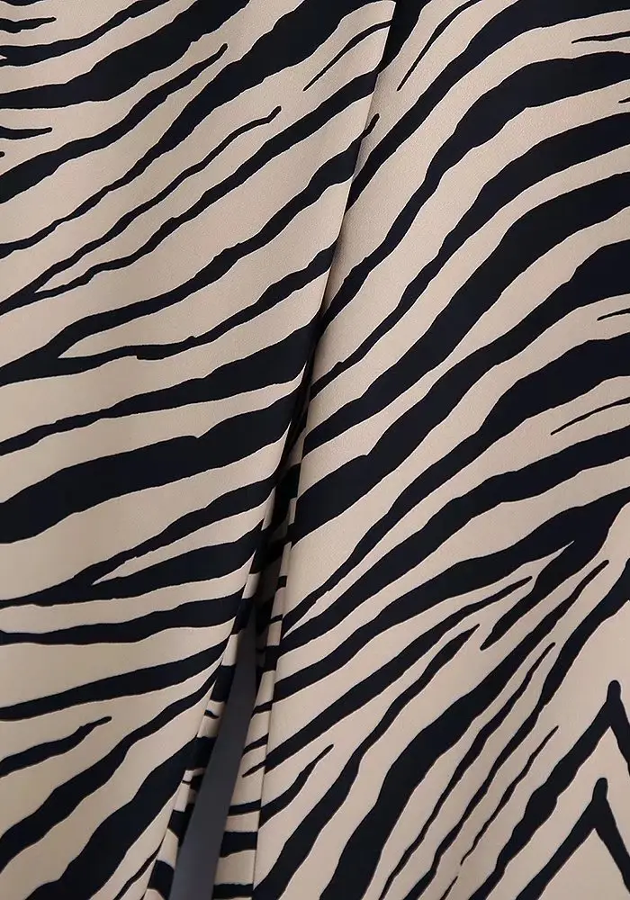 Flowy Zebra Print Pants_3