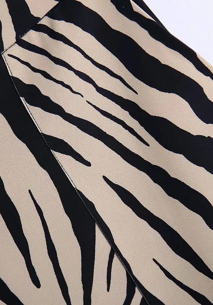 Flowy Zebra Print Pants_4