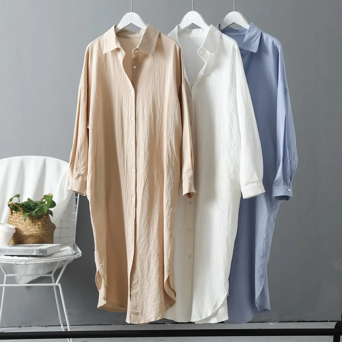 oversized button up maxi shirt dress_14