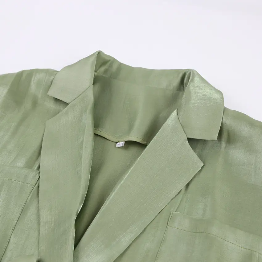 Organza Two-Piece Blazer and Trouser Set_1