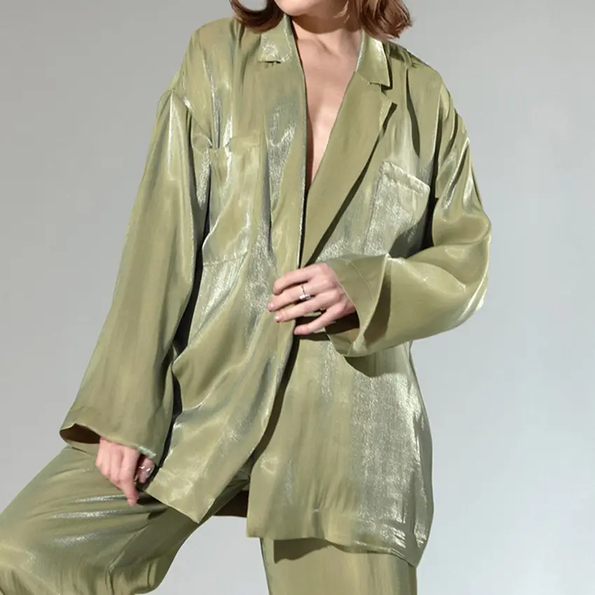 Organza Two-Piece Blazer and Trouser Set_16
