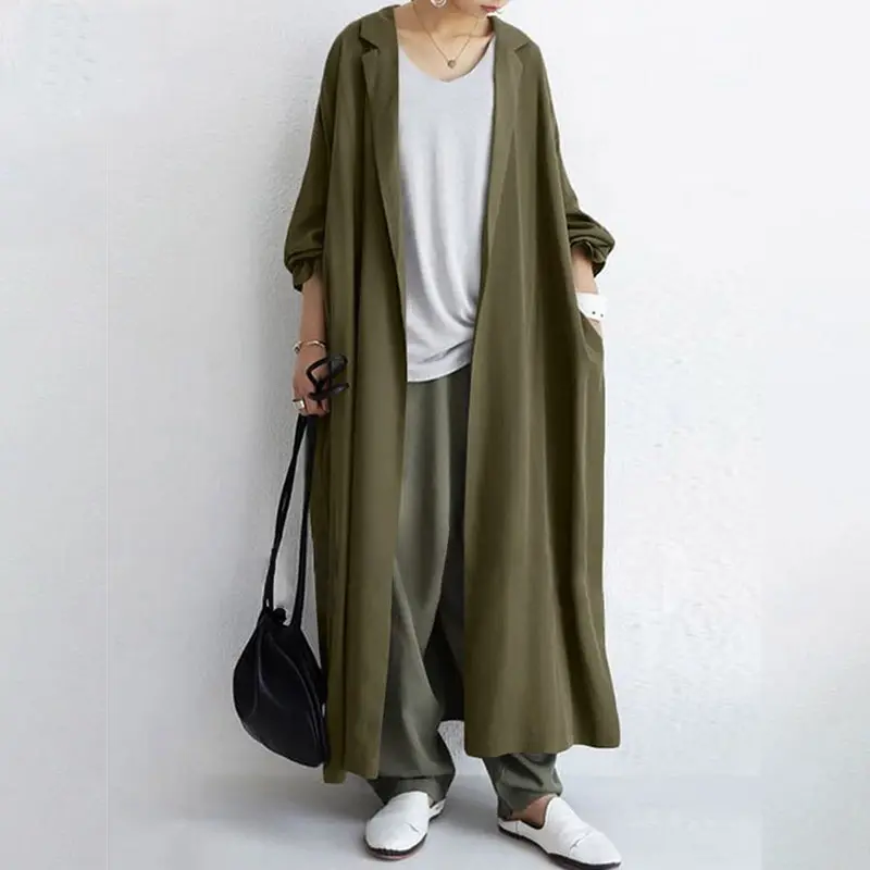 Maxi Open Front Duster Cardigan_1