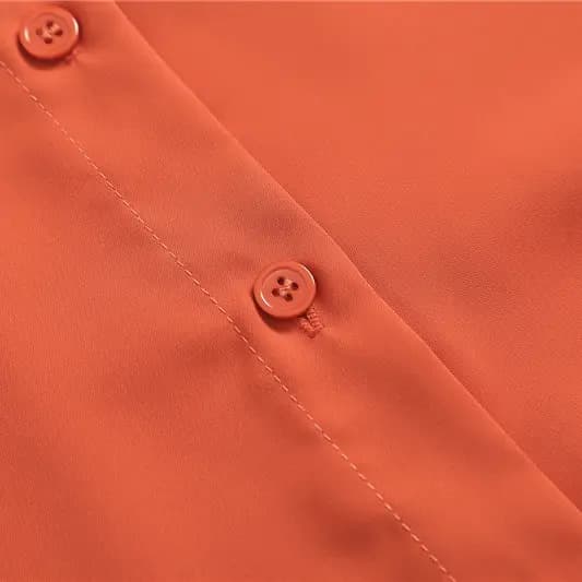 Satin Wide Cuff Button Shirt_3