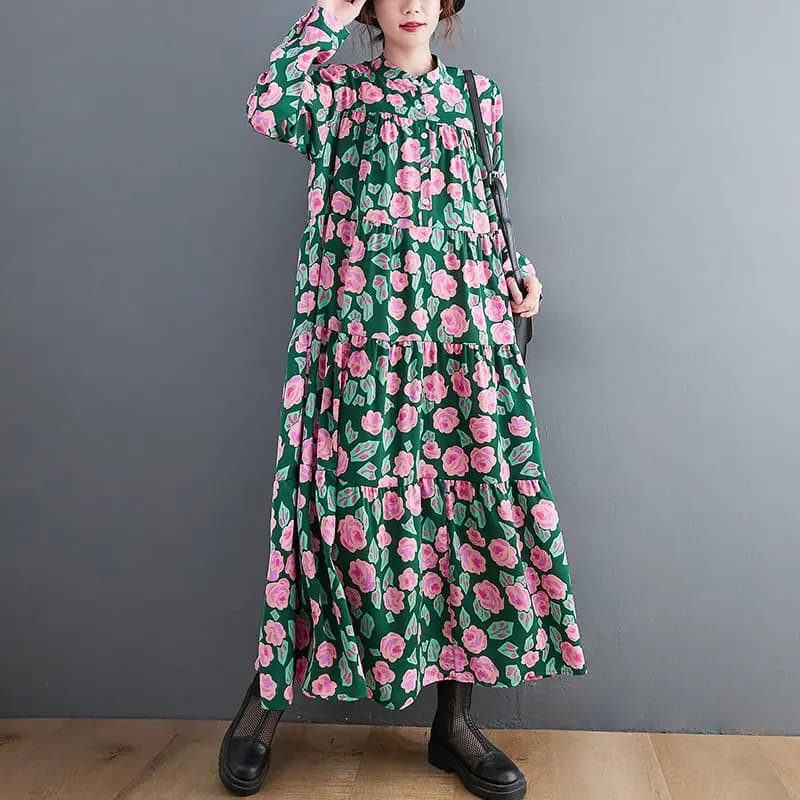 Floral Smock Maxi Dress_3