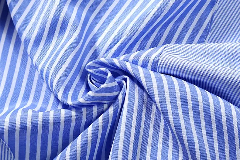 Oversized Asymmetrical Striped Blouse_12