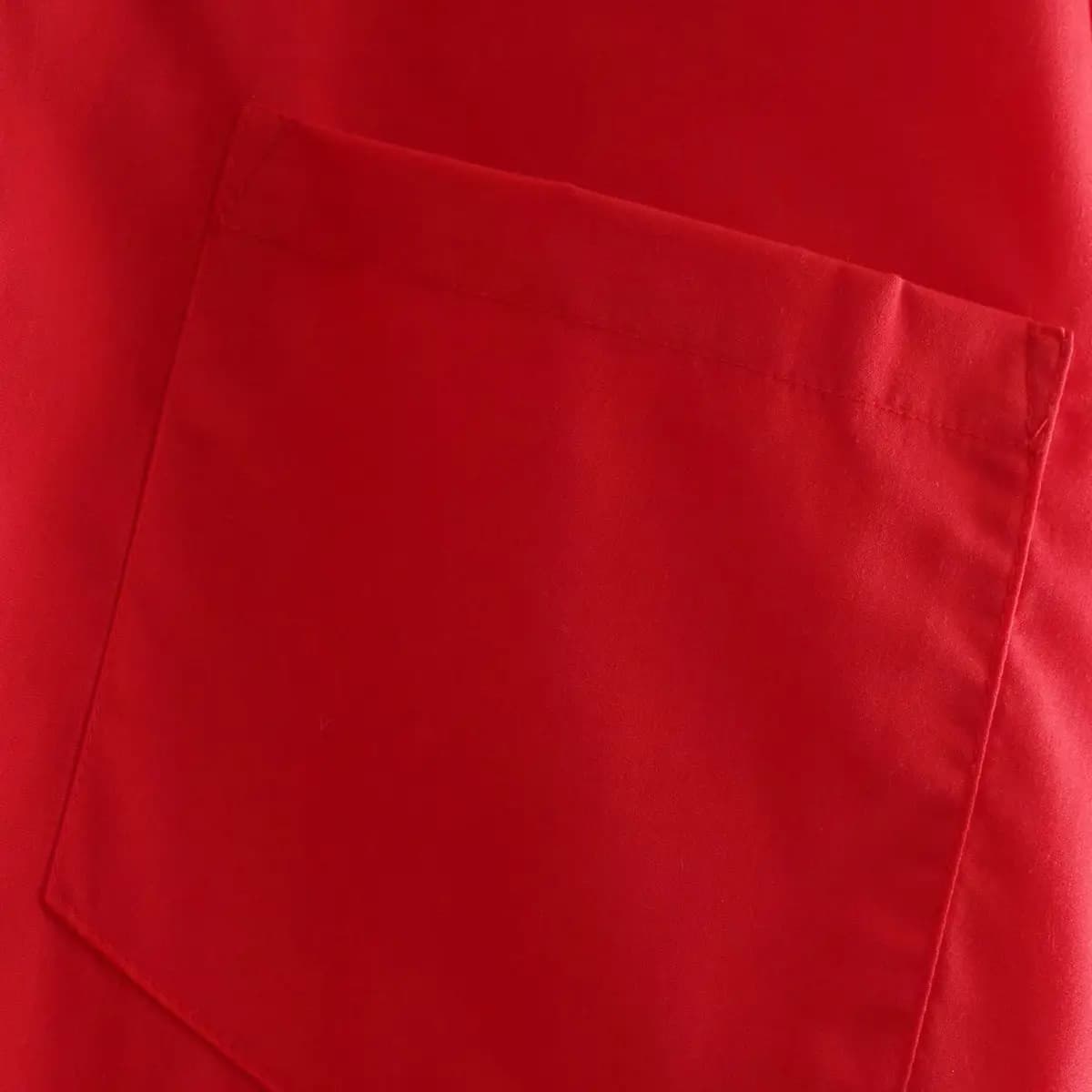 Color Block Button-Up Blouse_10