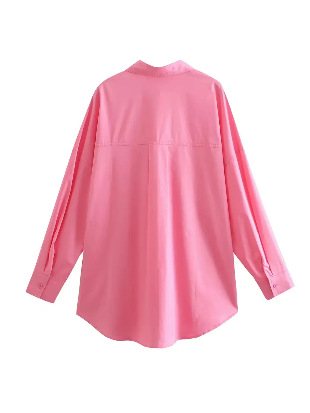 Sorbet Pink Button-Down Blouse_1