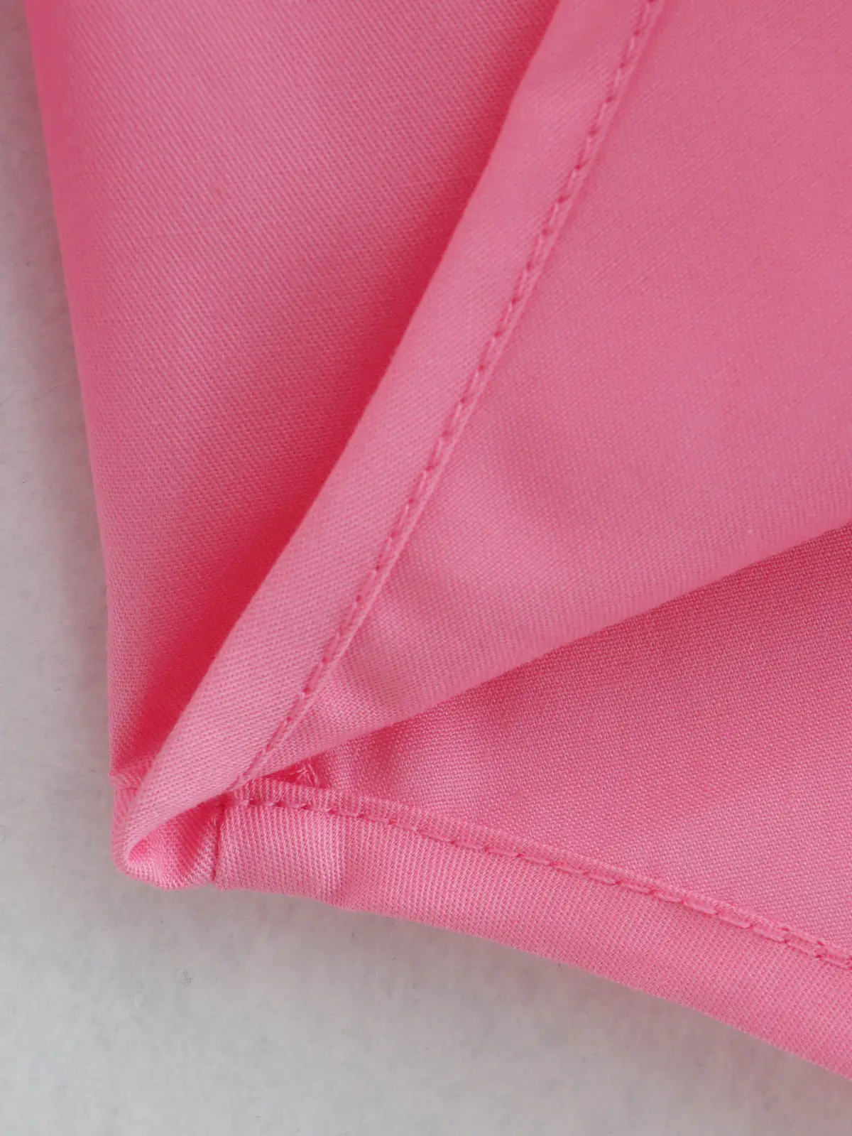 Sorbet Pink Button-Down Blouse_4
