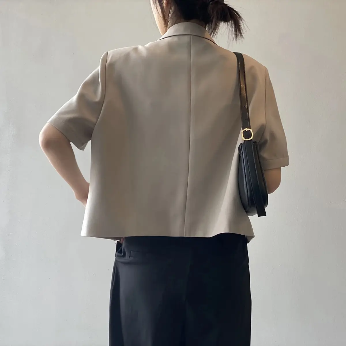 Cropped Short Sleeve Blazer_3