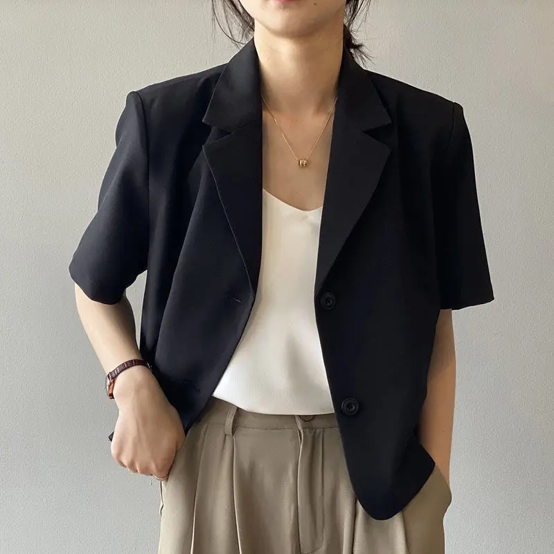 Cropped Short Sleeve Blazer_6