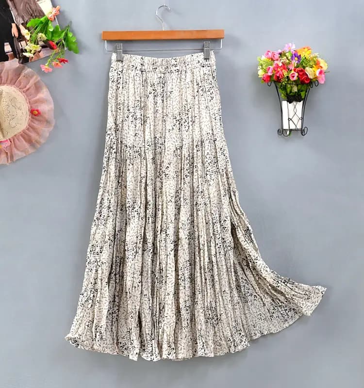 Boho Tiered Skirt with Side Slit_5